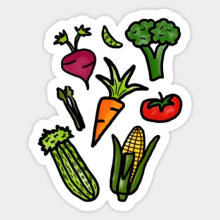 Eat your veggies Sticker